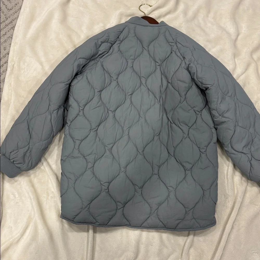 Zara Kids Oversized Quilted bomber Jacket -size 13/14